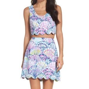 Lilly Pulitzer Cadden Set Serene Blue Oh Shello!